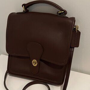Coach Vintage Brown Leather Station Bag